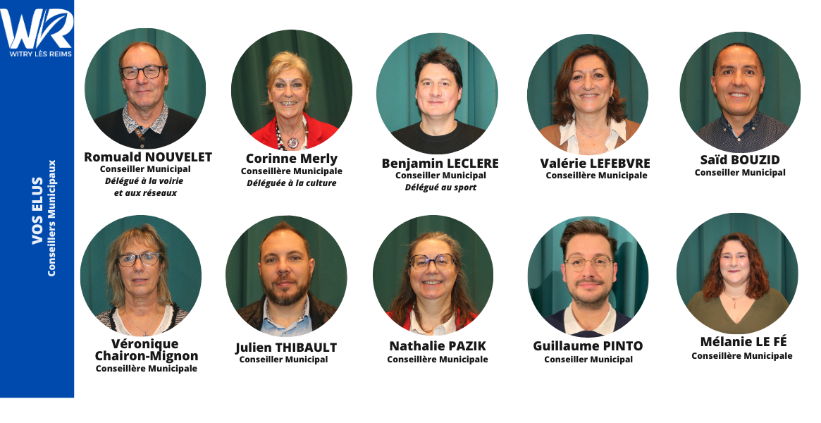 Conseillers municipaux witry les reims 2026 Conseillers municipaux witry les reims 2026